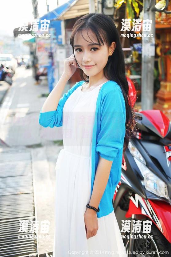 MyGirl美媛馆 - 全套的Manuela玛鲁娜，旗袍原图，脸红心跳的感觉！