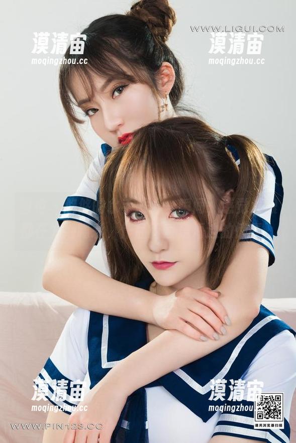 丽柜 - 悠悠的水手服：一瞬间，感觉海浪都在为她喝彩，作品简直是海边的惊喜。