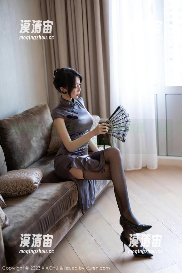语画界 - 王馨瑶yanni的旗袍套图，想象中的美丽邂逅