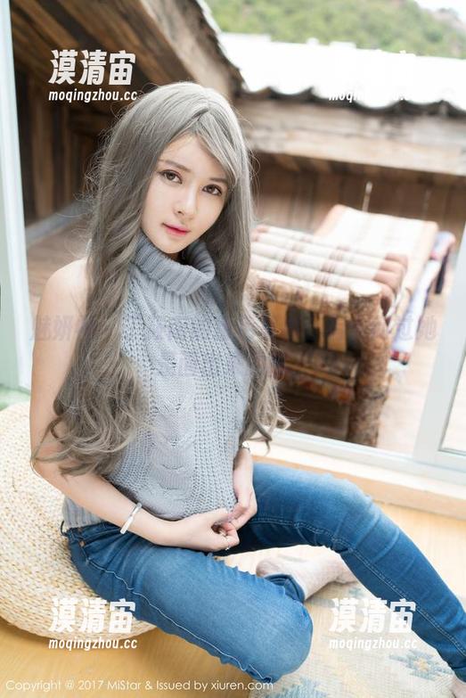魅妍社 - 丁筱南的粉色写真：有人问过她是画出来的吗？